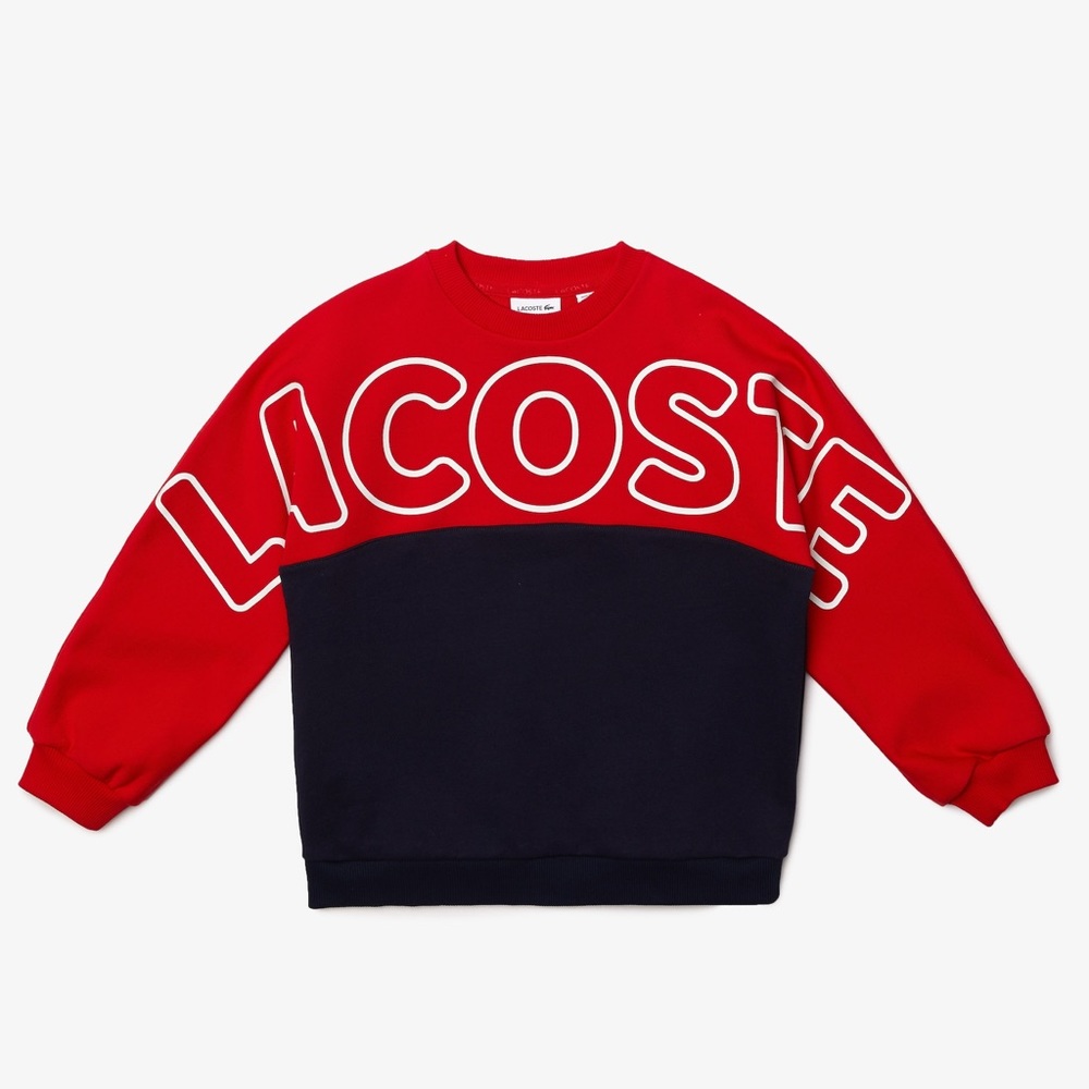 boys lacoste sweatshirt brand new with tags